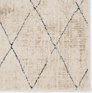 Jaipur Living Emrys Annistyn EMR03 Cream/Black Area Rug by Vibe Corner Close Up Image