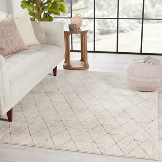 Jaipur Living Emrys Annistyn EMR03 Cream/Black Area Rug by Vibe Lifestyle Image Feature