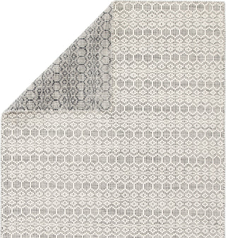 Jaipur Living Enclave Calliope ENC01 White/Gray Area Rug Folded Backing Image