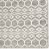 Jaipur Living Enclave Calliope ENC01 White/Gray Area Rug Corner Close Up Image