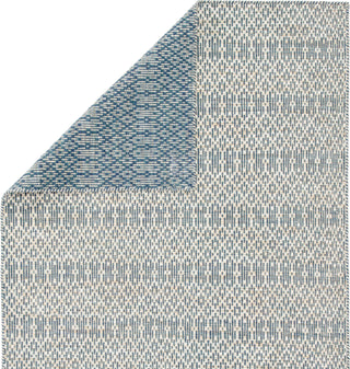 Jaipur Living Enclave Carrie ENC02 Blue/Beige Area Rug Folded Backing Image