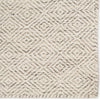 Jaipur Living Enclave Bramble ENC03 Ivory/Gray Area Rug Corner Close Up Image