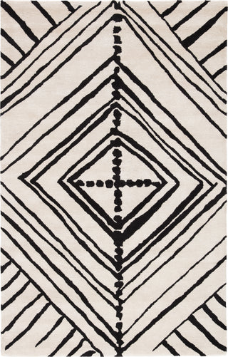 Jaipur Living Etho Gemma ENK10 White/Black Area Rug by Nikki Chu Main Image