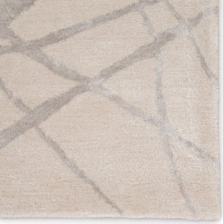 Jaipur Living Etho Avondale ENK11 White/Gray Area Rug by Nikki Chu Corner Close Up Image