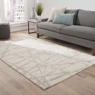 Jaipur Living Etho Avondale ENK11 White/Gray Area Rug by Nikki Chu Lifestyle Image Feature