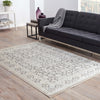 Jaipur Living Fables Regal FB08 Gray/White Area Rug Lifestyle Image Feature