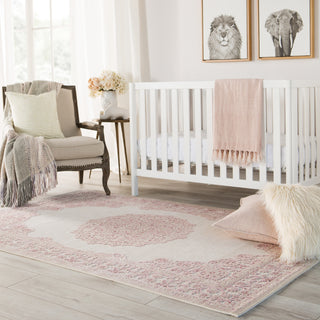 Jaipur Living Fables Malo FB123 Pink/White Area Rug