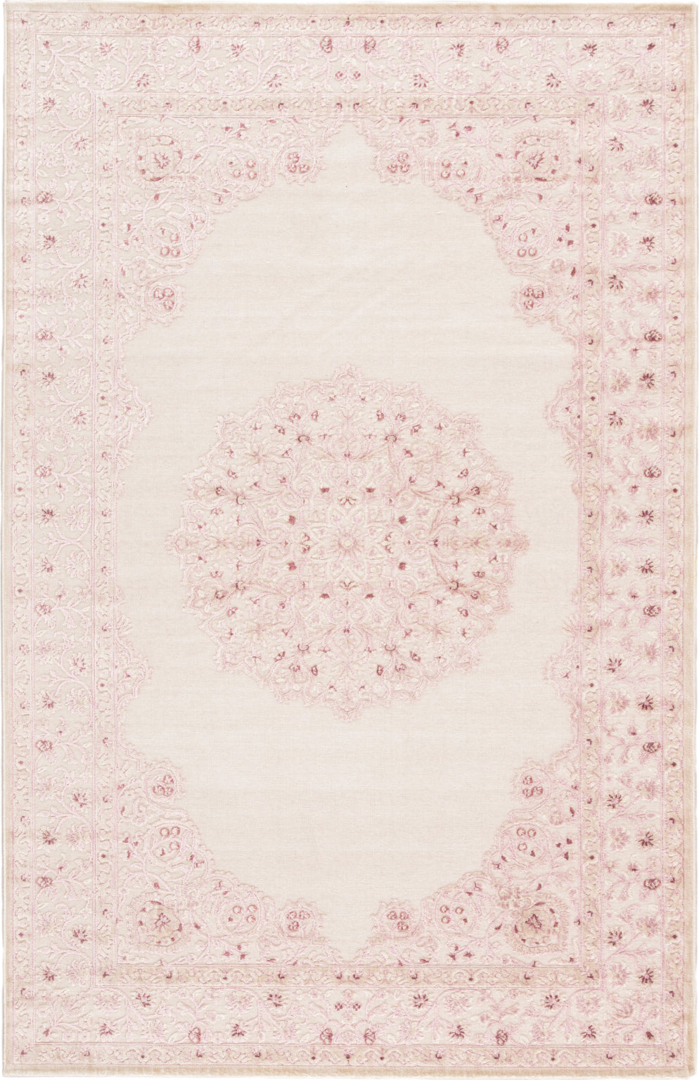 Jaipur Living Fables Malo FB123 Pink/White Area Rug