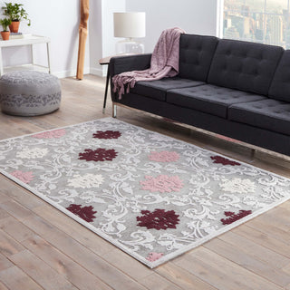 Jaipur Living Fables Glamourous FB26 Gray/Purple Area Rug Lifestyle Image Feature