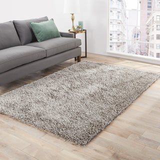 Jaipur Living Flux FL02 Silver Area Rug Lifestyle Image Feature