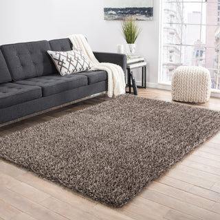 Jaipur Living Flux FL09 Brown Area Rug Lifestyle Image Feature