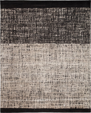 Jaipur Living Free Verse Light by Kavi Kuros Cinco FLK01 Black/Beige Area Rug - Top Down