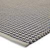 Jaipur Living Finlay Houndz FNL01 Dark Blue/Cream Area Rug Corner Image
