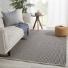 Jaipur Living Finlay Houndz FNL01 Dark Blue/Cream Area Rug Lifestyle Image Feature