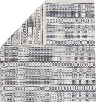 Jaipur Living Fontaine Galway FNT03 Slate/Ivory Area Rug Folded Backing Image