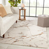 Jaipur Living Fragment Shattered FRG01 Light Gray/Gold Area Rug Lifestyle Image Feature