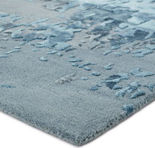 Jaipur Living Fragment Astris FRG04 Blue/Light Gray Area Rug Corner Image