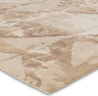 Jaipur Living Fragment Agate FRG06 Taupe/Cream Area Rug Corner Image