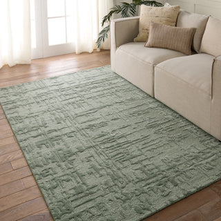 Jaipur Living Fragment Igneous FRG07 Sage Area Rug Lifestyle Image Feature