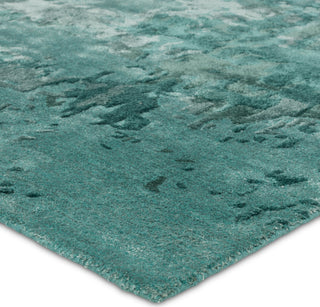 Jaipur Living Fragment Astris FRG08 Teal/Blue Area Rug Corner Image