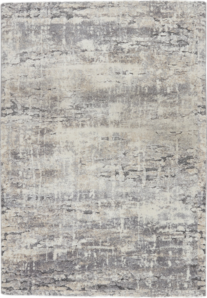 Jaipur Living Ferris Benton FRR02 Gray/Ivory Area Rug - Top Down