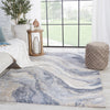Jaipur Living Ferris Orion FRR07 Blue/Light Gray Area Rug by Vibe Lifestyle Image Feature
