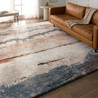 Jaipur Living Ferris Sobia FRR09 Tan/Blue Area Rug Lifestyle Image Feature