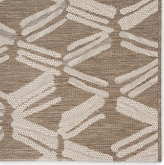 Jaipur Living Fresno Caelum FSN02 Beige/Cream Area Rug Corner Close Up Image