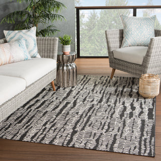 Jaipur Living Fresno Citali FSN05 Black/Cream Area Rug Lifestyle Image Feature