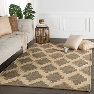 Jaipur Living Feza Souk FZ02 Gray Area Rug Lifestyle Image Feature