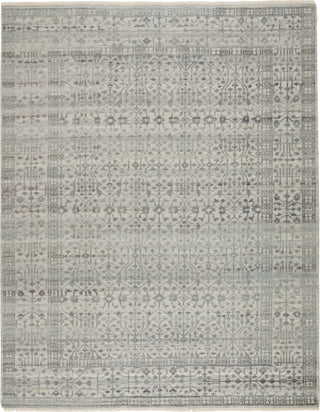 Jaipur Living Gaia Arinna GAI02 Gray/Light Blue Area Rug - Top Down