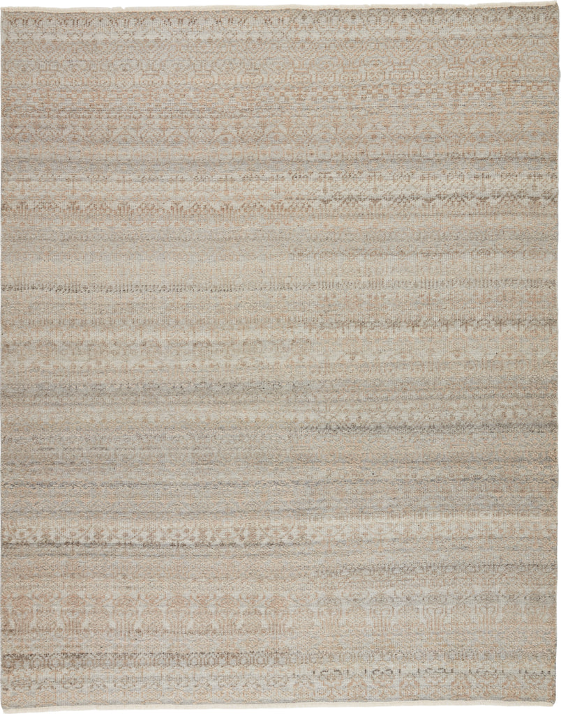 Jaipur Living Gaia Kora GAI03 Gray/Beige Area Rug - Top Down
