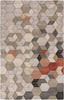 Jaipur Living Genesis Combs GES03 Light Gray/Orange Area Rug Main Image