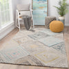 Jaipur Living Genesis Holland GES05 Light Gray Area Rug Lifestyle Image Feature