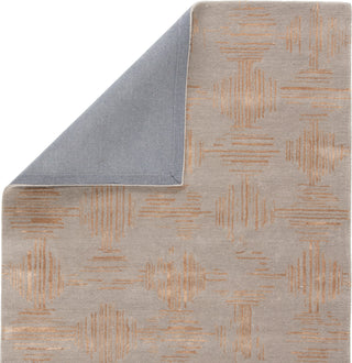 Jaipur Living Genesis Banister GES15 Gray/Gold Area Rug Folded Backing Image