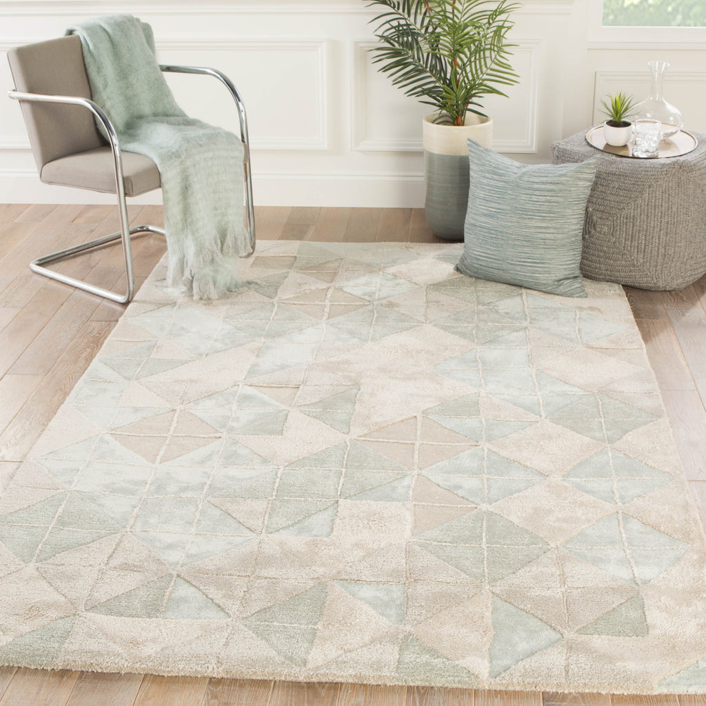 Jaipur Living Genesis Jace GES16 Green Area Rug Lifestyle Image Feature