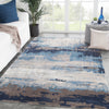 Jaipur Living Genesis Benna GES18 Blue/Gray Area Rug Lifestyle Image Feature