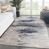 Jaipur Living Genesis Ryenn GES19 Blue/Pink Area Rug Lifestyle Image Feature