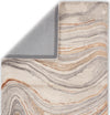 Jaipur Living Genesis Atha GES21 Copper/Gray Area Rug Folded Backing Image