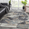 Jaipur Living Genesis Conde GES23 Gray Area Rug Lifestyle Image Feature