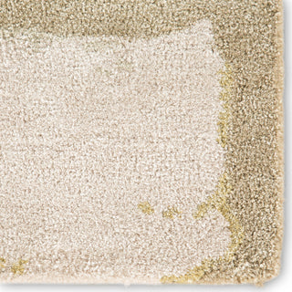 Jaipur Living Genesis Juna GES24 Tan/Yellow Area Rug Corner Close Up Image