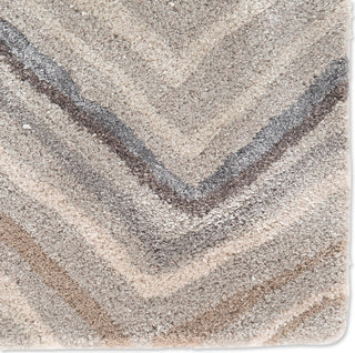 Jaipur Living Genesis Sadie GES29 Orange/Gray Area Rug Corner Close Up Image