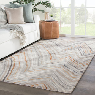 Jaipur Living Genesis Sadie GES29 Orange/Gray Area Rug Lifestyle Image Feature