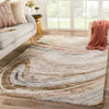 Jaipur Living Genesis Atha GES31 Brown/Red Area Rug Lifestyle Image Feature