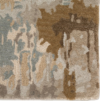 Jaipur Living Genesis Benna GES32 Brown/Gray Area Rug Corner Close Up Image