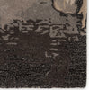Jaipur Living Genesis Juna GES38 Black/Taupe Area Rug Corner Close Up Image
