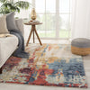 Jaipur Living Genesis Matcha GES45 Multicolor/Red Area Rug Lifestyle Image Feature