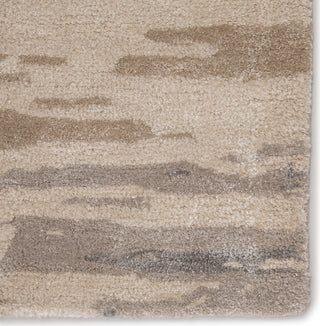 Jaipur Living Genesis Ryenn GES48 Taupe/Blush Area Rug Corner Close Up Image