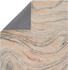 Jaipur Living Genesis Atha GES50 Light Blush/Gray Area Rug Backing Image