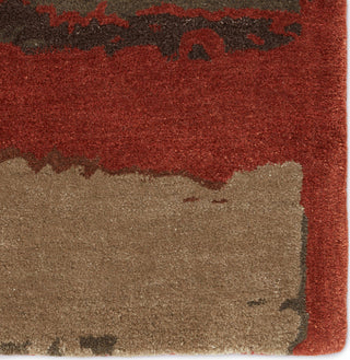 Jaipur Living Genesis Juna GES52 Red/Brown Area Rug Detail Image